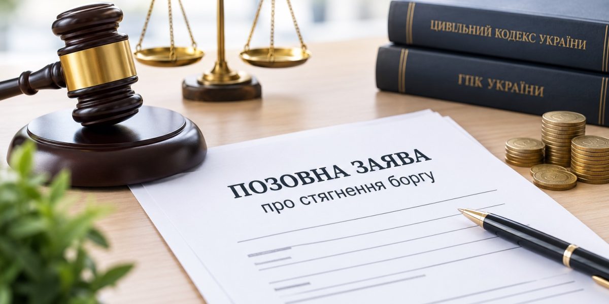 Зразок позовної заяви про стягнення боргу